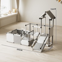 Juguete de Escalada Multifuncional para Interiores, Ecológico, Combinado con Tobogán, para Bebés, Equipo de Entrenamiento Sensorial, Marco de Escalada para Niños