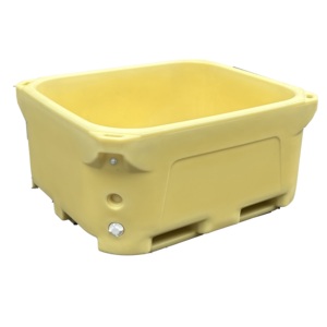 Bacs à poisson isothermes portables en PE rotomoulé, personnalisables, réutilisables, grande capacité 460L, avec logo pour poisson vivant - Product Image 2