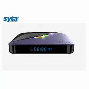 SYTA A95x F3空气Ott灯8外壳电视盒RGB黑色原始设备制造商四核智能电视安卓10.0 4k S905X3