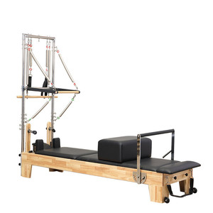 <span class=keywords><strong>Cama</strong></span> de <span class=keywords><strong>Pilates</strong></span> Cadillac Profesional Portátil, Máquina de <span class=keywords><strong>Pilates</strong></span> <span class=keywords><strong>Reformer</strong></span> de Madera con Torre, para Estudio de Yoga o Uso Doméstico - Product Image 1
