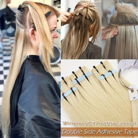 2026 siap kirim 2 #   Ekstensi Rambut Lurus 100% Rambut Manusia Asli Asal India 20pcs 50g Per Pak