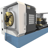 Tour CNC horizontal QK1332, haute performance, commande CNC FANUC, haute productivité pour le travail des métaux