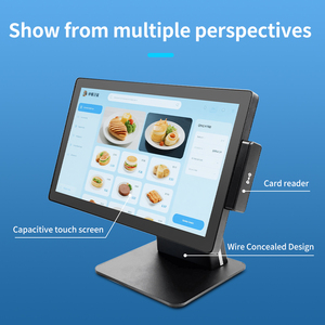 15.6 inch tất cả trong một màn hình cảm ứng <span class=keywords><strong>Android</strong></span> POS hệ thống POS Tiền mặt đăng ký hiệu suất cao bán buôn đa chức năng - Product Image 4