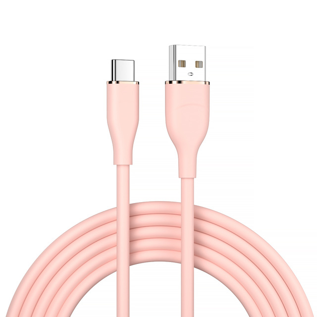 Liquid Silicone USB Type-C Cable 66W 6A Fast Charging PD for IOS & Computer Mobile Phone Data Cable
