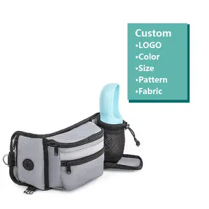 Customize Polyester Outdoor Waist Bag Pet Treat Pouch Sac Banane De Sport Fanny Pack For Travel Running Hiking Waistbags Bum Bag