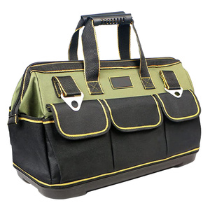 Factory Customized Multi-Functional Electrician <b>Tool</b> <b>Bag</b> durable Wear-Resistant <b>tool</b> <b>bag</b> with Plastic Bottom - Product Image 1