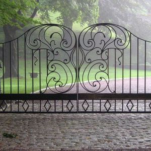 Vendeur d'usine, designs de rampes en fer, fournisseur professionnel de rampes d'escalier en fer, rampes en fer forgé d'<span class=keywords><strong>occasion</strong></span> - Product Image 3