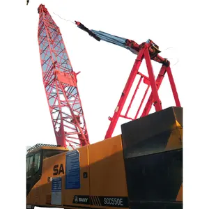 Used 75 tons SANY SCC750 Crawler crane for port construction used in Vietnam sells very well