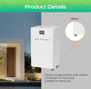 GSL Energy 30KWh LiFePO4 Home Energy Storage System 51.2V 400Ah CAN Communication IP54 Protection Hybrid Grid <b>Solar</b> <b>Battery</b> OEM - Product Image 3