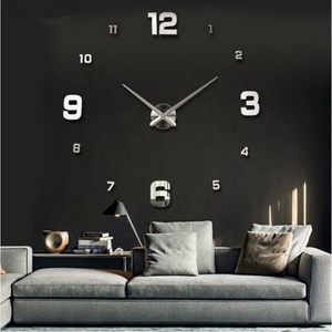 Grande orologio da <span class=keywords><strong>parete</strong></span> orologio <span class=keywords><strong>orologi</strong></span> da <span class=keywords><strong>parete</strong></span> 3d decorazione della casa <span class=keywords><strong>adesivi</strong></span> murali 3d soggiorno accessori decorazione della casa - Product Image 4