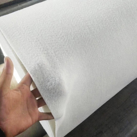 Factory Direct Supply Shandong Non-Woven PET Geotextile Filtration Drainage Highway Railway Maintenance Moisture Retention