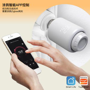 Válvula de Calefacción Inteligente Zigbee Fashion House 26.5C con Pantalla Giratoria para Control de Temperatura Interior - Product Image 4