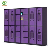 Yinlong - Almacenamiento de Equipaje Inteligente con Código QR, Autoservicio, Impermeable, para Exteriores, Playa, Almacenamiento Compartido, Pago con Tarjeta