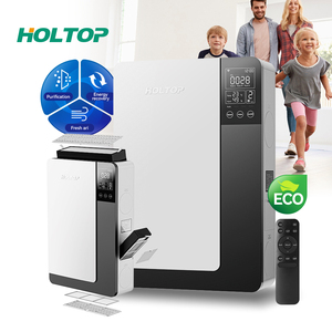ระบบระบายอากาศ Holtop Home Hrv ติดตั้งง่ายแบบติดผนัง พร้อมรีโมทคอนโทรล เครื่องฟอกอากาศแบบไร้ท่อ พร้อมไส้กรองสามชั้น ติดตั้งบนผนัง - Product Image 3