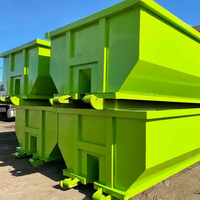Machines de traitement des déchets de construction à usage intensif-Conteneur à benne basculante pour l'enlèvement des ordures