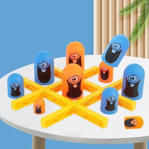 Vente chaude Petit Gobble Jeux Grand Manger Petite Stratégie Fête Jouet Multijoueur Interactif Bureau Tic Tac Toe Jeu Pour Enfant Cadeau - Product Image 2