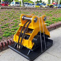 Mini-compacteur hydraulique à plaque vibrante TDC04 haute efficacité pour espaces restreints et aménagement paysager