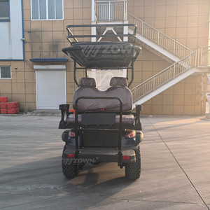 Carrito de golf de 4 plazas a precio de fábrica, con potente sistema de propulsión eléctrica, ideal para campus, turismo y viajes de ocio. - Product Image 6