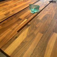 Table à manger en bois massif de noyer noir d'Amérique du Nord, moderne et de qualité supérieure, imperméable, durable, prix direct usine, meubles pour la maison