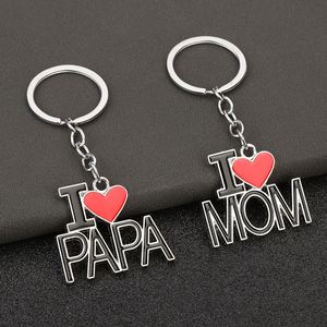 Porte-clés en métal personnalisé, cadeau pour papa et maman, élégant porte-clés gravé, souvenir artisanal en métal personnalisé pour une utilisation promotionnelle - Product Image 1