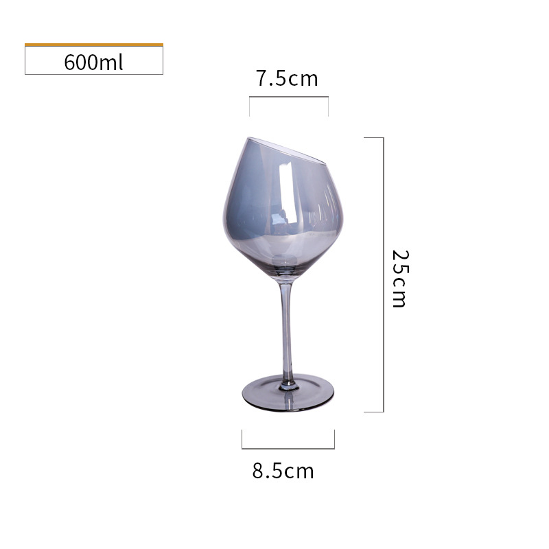 Verre à vin gris