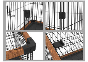 กรงไม้สำหรับสัตว์เลี้ยงทนทานกรงสุนัขสำหรับสัตว์เลี้ยงในบ้าน - Product Image 5