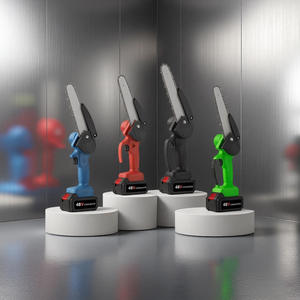 Scie à chaîne multifonctionnelle sans balais haute puissance pour le commerce extérieur, 4, 6 et 8 pouces, pour la coupe du bois, portable, à batterie lithium pour l'élagage - Product Image 3