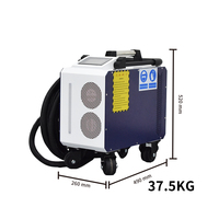 Nettoyeur laser industriel à impulsions de 300 W, portable, haute puissance, pour le décapage de la rouille et la décapage de la peinture sur de grandes surfaces en acier