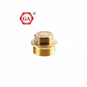 GA-2816(2837) Stecker Gewinde Hydraulische PEX Sanitär Kälte druck Messing rohre Armaturen STECKER