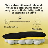 Semelles intérieures super douces Cloud, semelles intérieures en latex 4D, respirantes, absorbant les chocs, confortables pour hommes et femmes, semelles intérieures de sport confortables