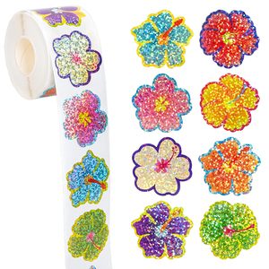 St. Patrick của ngày Sticker Holographic shamrock Sticker CuộN lấp lánh màu xanh lá cây may mắn Clover seal nhãn cho bên Irish thẻ phong bì - Product Image 4