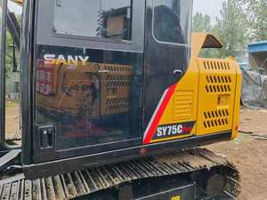 Pelleteuse d'occasion Sany SY75C Pro de 7.5 tonnes avec moteur central et composants de pompe - Product Image 4