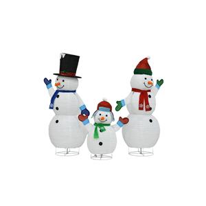 Lanterne en peluche blanche LED s'allume confortable ambiant intérieur extérieur décor de Noël lumière chaude - Product Image 2