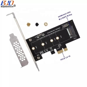 PCI Express PCIe 3.0 1X PCI-E X1至NGFF <span class=keywords><strong>M</strong></span>.<span class=keywords><strong>2</strong></span> <span class=keywords><strong>M</strong></span>-Key 2280 M2 NVME固态硬盘适配器转换器卡有库存 - Product Image 1