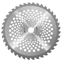 Lame de débroussailleuse en acier allié 40T 60T 80T Lame de débroussailleuse en alliage Lame de scie circulaire pour gazon Lame de débroussailleuse