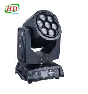 Pro lighting dot controlled mini bee eye K5 DMX wash zoom 4 in1 RGBW 7x15W LED moving head