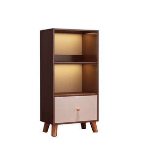 Estantería de madera multicapa moderna, estante de almacenamiento, armario de TV para el hogar, estantería de exhibición para sala de estar, dormitorio, Panel de estilo de madera - Product Image 5