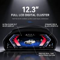 Para BMW F30/F31/F32, Pantalla Digital LCD de 12.3'' para el Panel de Instrumentos, Cabina Virtual, Actualización/Modificación del Tablero, Nueva Pantalla con Garantía de 9 Meses