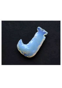 Hermoso diseño de ópalo azul, cristales azules artesanales al por mayor, piedras de cristal artesanales a precio de mayoreo. - Product Image 3