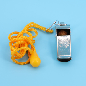 Fischietto da allenatore in acciaio ad alta frequenza con cordino, <span class=keywords><strong>suono</strong></span> forte e nitido, ideale per allenatori, arbitri e dirigenti sportivi - Product Image 1