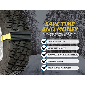 Khẩn cấp off-road thoát công cụ cao tuyết chains đối với xe Sedan van điều kiện mới nhựa phục hồi cát/bùn chains - Product Image 3