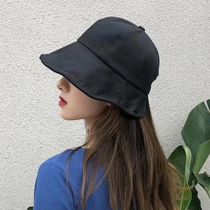 Sombrero de Pescador con Ala Ancha, Protección Solar UV, Transpirable, para Primavera y Verano, para Mujer, Color Negro, Blanco y Café - Product Image 2
