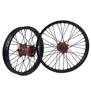 Roues de moto tout-terrain en alliage d'aluminium 7050-T6, jeu de roues 18/19/21, compatibles avec les moyeux marrons <span class=keywords><strong>2019</strong></span> TC/FC/FS <span class=keywords><strong>125</strong></span>-450 - Product Image 3