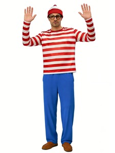 T-shirt coordinata per la famiglia Dove è Wally, per bambini, donne e uomini, con montatura per occhiali, costumi per cosplay, TV, film, abbigliamento per palcoscenico e danza AL087-W - Product Image 6