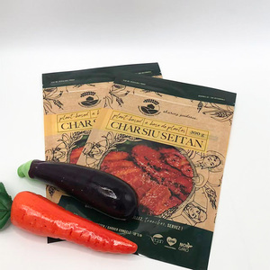 Materiales de calidad alimentaria PE Embalaje de plástico Aislamiento de oxígeno Bolsa con cremallera resellable Bolsa de sellado térmico para salsa Nueces Dumpling - Product Image 3