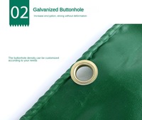 Couverture de bâche verte couverture de fabrication en plastique tissé Ripstop enduit de PVC résistant à l'eau voitures hôpitaux