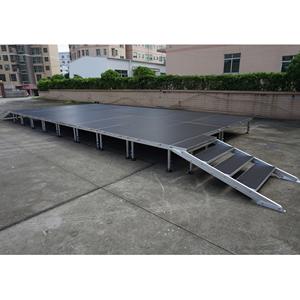 Escenario móvil de aluminio con altura ajustable para decoración de fiestas - Product Image 2