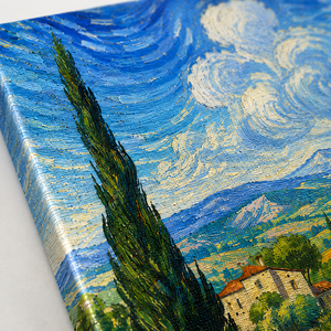 Stampa Artistica Personalizzata <span class=keywords><strong>su</strong></span> <span class=keywords><strong>Tela</strong></span>, Arte Astratta, Decorazione Murale Stile <span class=keywords><strong>Van</strong></span> <span class=keywords><strong>Gogh</strong></span>, Stampa Digitale UV per Mostre d'Arte - Product Image 2