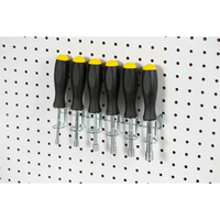 Support mural en acier pour tournevis et outils multiples, organisateur de rangement pour garage, établi et remise - Vente en gros usine