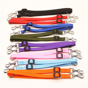 Doppio guinzaglio per cani forte accoppiatore regolabile in Nylon a forma di V colorato a due vie <span class=keywords><strong>2</strong></span> cani guinzaglio per animali domestici a sgancio rapido pizzo personalizzato - Product Image 3
